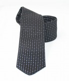                    NM slim szövött nyakkendő - Fekete aprómintás